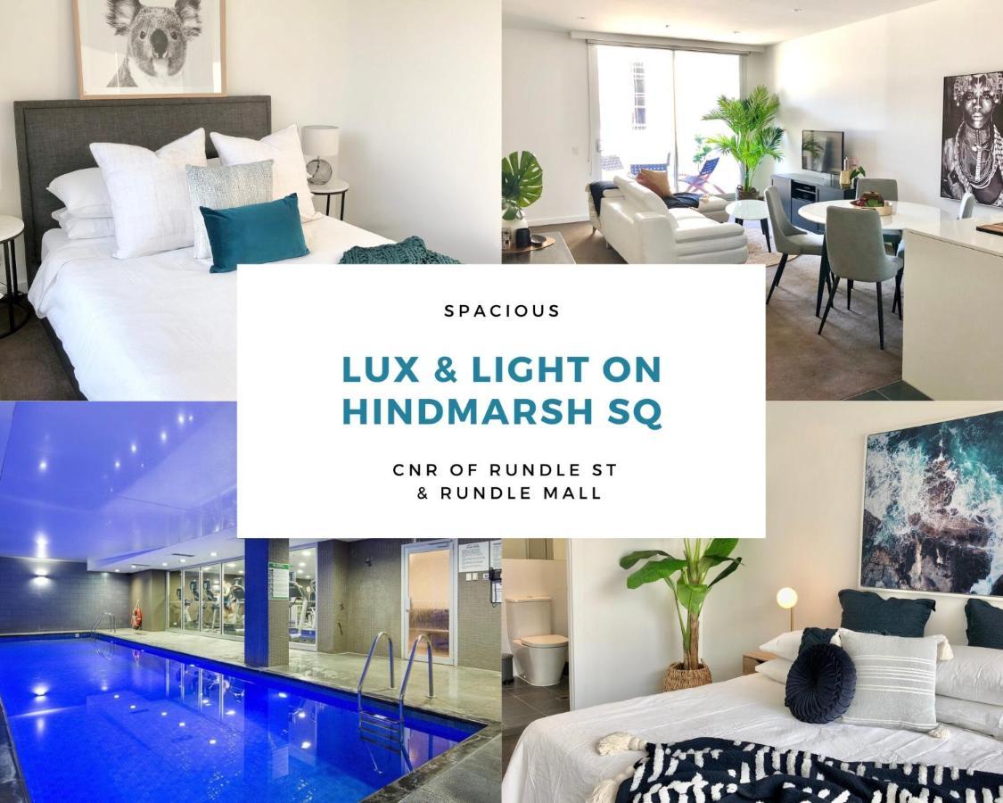 Lux 2Br Apt On Hindmarsh Sq-Pool-Gym-Sauna-Parking Adelaida Exterior foto
